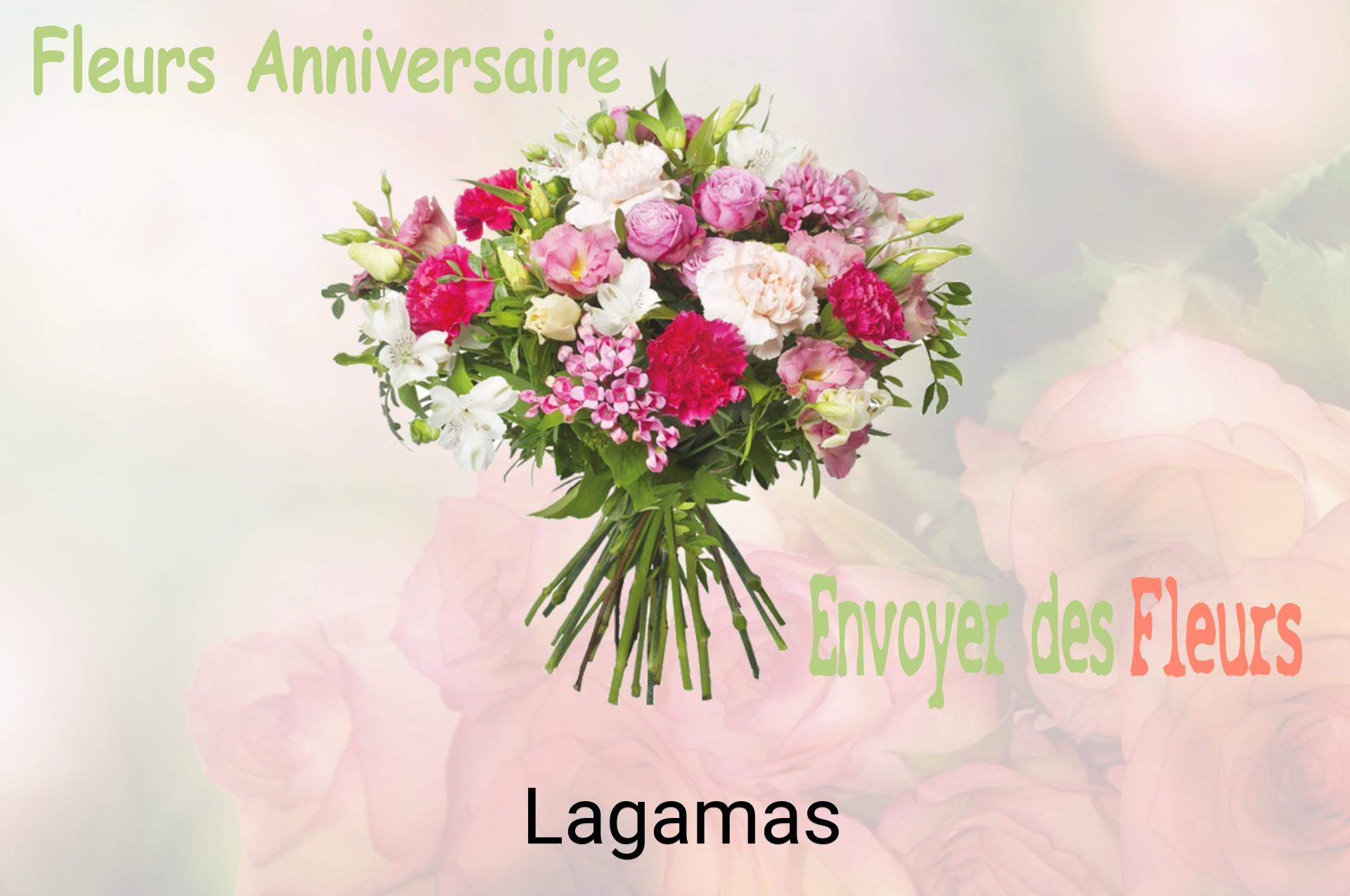 Bouquet de fleurs d’anniversaire livré à Lagamas